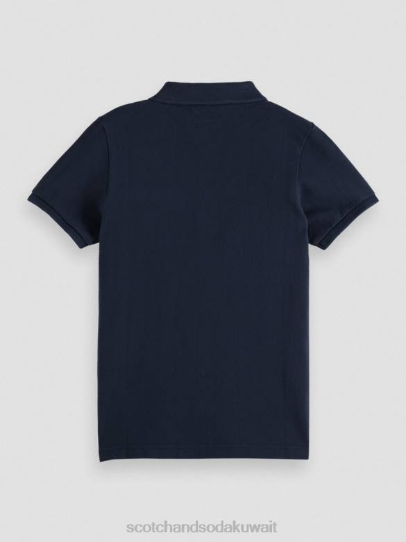ملابس Scotch & Soda بولو بيكيه مصبوغ بالملابس ليلة أطفال N0V4778