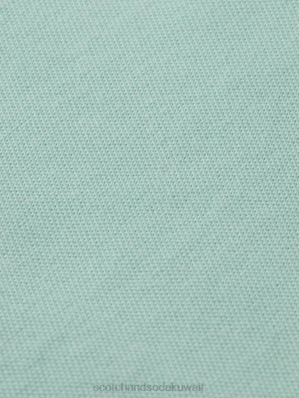 ملابس Scotch & Soda بولو بيكيه مصبوغ بالملابس نعناع أطفال N0V4782