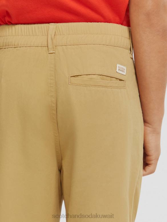 ملابس Scotch & Soda تشينو فضفاض مدبب رمل أطفال N0V4793