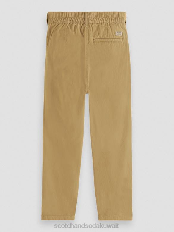 ملابس Scotch & Soda تشينو فضفاض مدبب رمل أطفال N0V4793