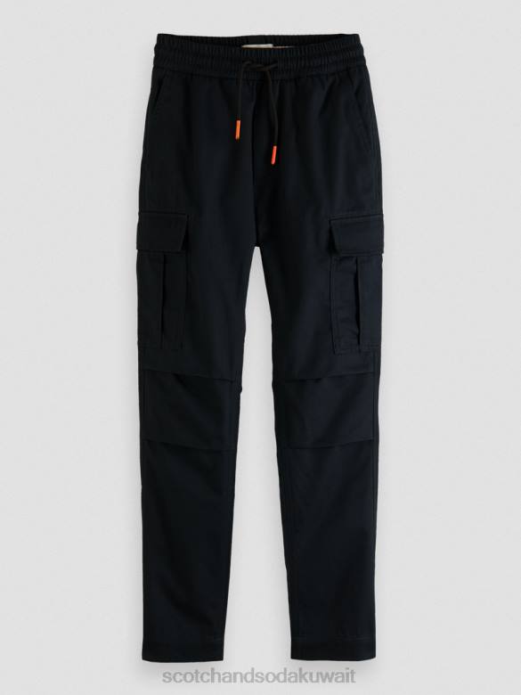 ملابس Scotch & Soda سراويل كارجو عضوية فضفاضة مدببة أنترا أطفال N0V4795