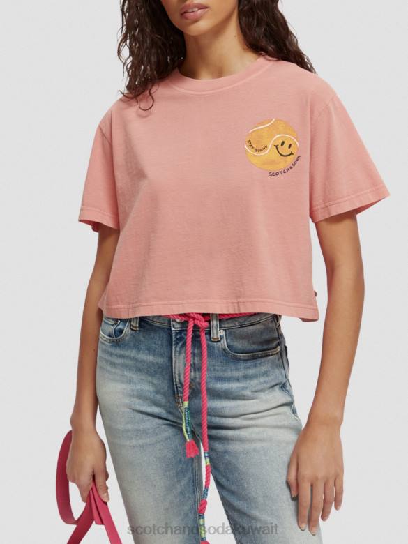 ملابس Scotch & Soda قميص عمل فني من القطن العضوي فلامنغو نحيف N0V495