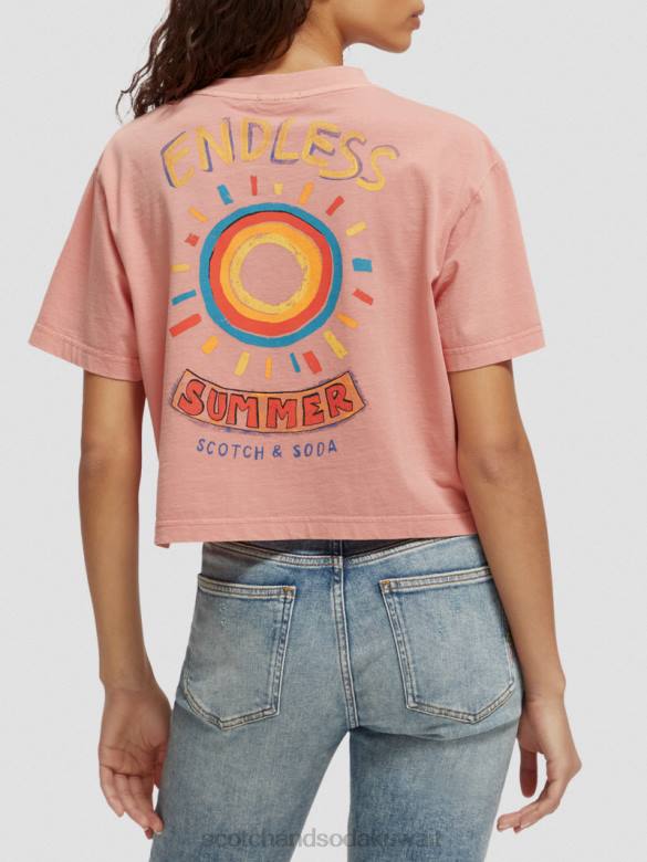 ملابس Scotch & Soda قميص عمل فني من القطن العضوي فلامنغو نحيف N0V495