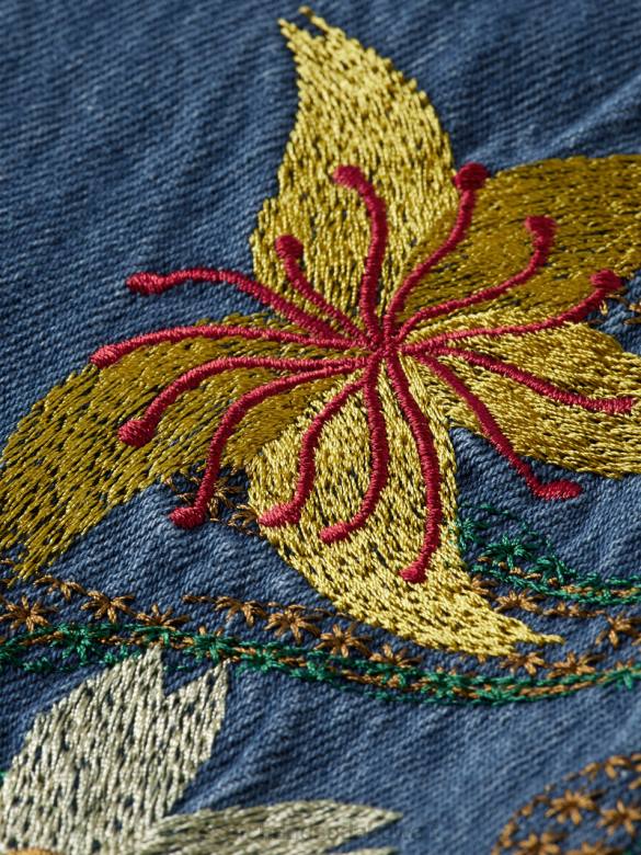 ملابس Scotch & Soda ملابس العمل المطرزة ذات الساق المستقيمة من The Verve رمل رجال N0V4586