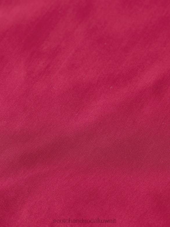 ملابس Scotch & Soda قميص جيرسي برقبة على شكل حرف V فطيرة الكرز نحيف N0V469