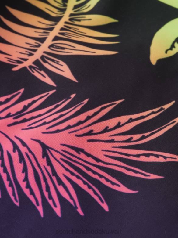 ملابس Scotch & Soda شورت سباحة مطبوع طويل الطول ورقة التدرج aop رجال N0V4677