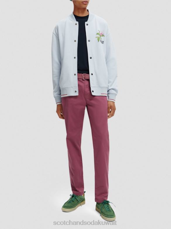 ملابس Scotch & Soda البلوز منفذها العمل الفني felpa رمادي فاتح رجال N0V4518